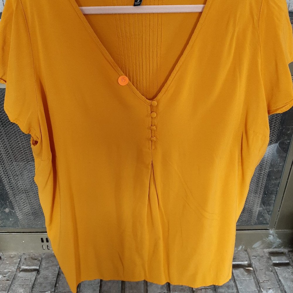 Bright Yellow Torrid Top